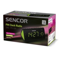 SENCOR 170GN PLL FM rádiobudík, meranie teploty