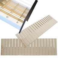 DREVENÝ ORGANIZÁTOR NA ZÁSUVKY 43x10CM SEPARATOR x2 DREVENÝ ORGANIZÁTOR NA ZÁSUVKY 43x10CM SEPARATOR x2