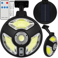 SOLÁRNE LED ZÁHRADNÉ LAMPY, SENZOR POHYBU, DIAĽKOVÉ OVLÁDANIE