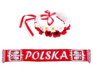 SET FAN SET VANEC ŠÁLKA POĽSKO 2 kusy SET FAN SET VANEC ŠÁLKA POĽSKO 2 kusy
