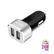 Nabíjačka do auta 2xUSB 2,4A (hliníková) Nabíjačka do auta 2xUSB 2,4A (hliníková)