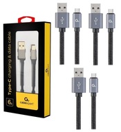 RÝCHLY USB C KÁBEL RÝCHLO NABÍJACÍ TELEFÓN USB TYP C 180cm SILNÝ 3 ks RÝCHLY USB C KÁBEL RÝCHLO NABÍJACÍ TELEFÓN USB TYP C 180cm SILNÝ 3 ks