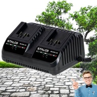 DVOJITÁ NABÍJAČKA BATÉRIÍ 2x 2A 20V 55W BCS20-2X4A S-VOLT Stalco DVOJITÁ NABÍJAČKA BATÉRIÍ 2x 2A 20V 55W BCS20-2X4A S-VOLT Stalco