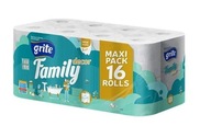 GRITE Family Decor 3-vrstvový toaletný papier, 16 roliek