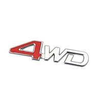 Nálepka v červenom štýle na zadnú stranu 4WD Nálepka v červenom štýle na zadnú stranu 4WD