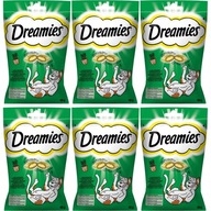 DREAMIES mačacie maškrty s mačacím šúľkom 6x60g