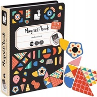 Magnetibook SHAPES JANOD Magnetické puzzle