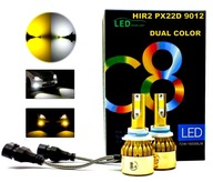 Led žiarovky HIR2 PX22D 9012 ŽLTÉ a BIELE SVETLO Led žiarovky HIR2 PX22D 9012 ŽLTÉ a BIELE SVETLO