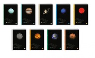 NOTEBOOK A5 60K GRID PLANETS BALENIE 10 KUSOV