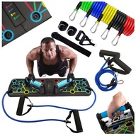 Mini telocvičňa Silový tréning Fitness doma PushUp doska na push-up + 5 gumičiek Mini telocvičňa Silový tréning Fitness doma PushUp doska na push-up + 5 gumičiek
