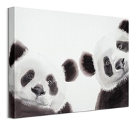 Pandy Panda - horizontálna maľba na plátne 30x40 cm