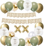 BOHO BALOONS sada pre NARODENINOVÝ banner NAME BOHO BALOONS sada pre NARODENINOVÝ banner NAME