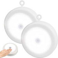 2x Bezdrôtová LED lampa, súmrakové PIR pohybové čidlo, HÁČEK na batérie 2x Bezdrôtová LED lampa, súmrakové PIR pohybové čidlo, HÁČEK na batérie