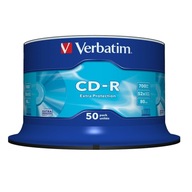 VERBATIM CD-R 700 MB 52X TORTA EXTRA OCHRANY*50 4