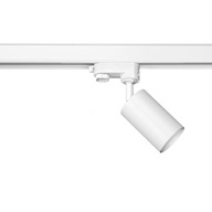 Biela LED pásová lampa PIPE trojfázová trubica GU10