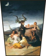 Obrazovka The Witches' Sabbath od Francisca Goyu Obrazovka The Witches' Sabbath od Francisca Goyu
