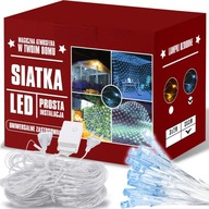 LIGHT NET VIANOČNÉ SVETLÁ LED ZÁCLONY VIANOČNÁ DEKORATÍVNA 3X3M LIGHT NET VIANOČNÉ SVETLÁ LED ZÁCLONY VIANOČNÁ DEKORATÍVNA 3X3M