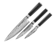 Samura Damask sada 3 nožov Chef Utility na krájanie