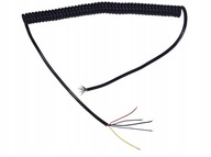 KÁBLOVÝ KÁBEL mikrofónový rádiový CB 4 pin + štít 5 vodičov KÁBLOVÝ KÁBEL mikrofónový rádiový CB 4 pin + štít 5 vodičov