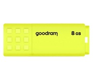 Pendrive GOODRAM 8 GB UME2 čítanie 20 MB/s USB 2.0 žltá Pendrive GOODRAM 8 GB UME2 čítanie 20 MB/s USB 2.0 žltá