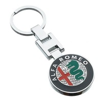 ALFA ROMEO KOVOVÝ PRSTEŇ NA KĽÚČENSTVO, ČIERNA ALFA ROMEO KOVOVÝ PRSTEŇ NA KĽÚČENSTVO, ČIERNA