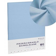Vypasovaná bavlnená plachta 160x200 Hladká Tradičná SIMPLY