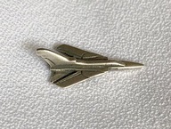 Model lietadla TORNADO na špendlíku, odznaku, špendlíku, staré striebro