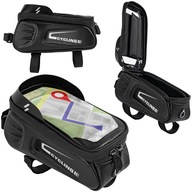 TAŠKA NA BICYKEL 17X9CM 9,5" VODEODOLNÝ TAŠKA 1,7L NA PEŇAŽENKU TELEFÓN PU EVA TAŠKA NA BICYKEL 17X9CM 9,5" VODEODOLNÝ TAŠKA 1,7L NA PEŇAŽENKU TELEFÓN PU EVA