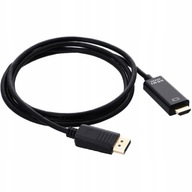 DISPLAY PORT na HDMI KÁBEL DisplayPort DP 4K 1,8 m