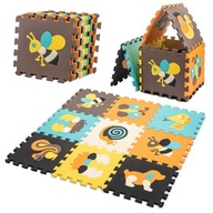 Penové puzzle pre deti - 9 kusov. Farby Penové puzzle pre deti - 9 kusov. Farby
