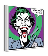 Obraz na plátne DC Comics Joker Ha ha ha 40x40 cm