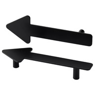 IKEA JARNSPARV Rukoväť čierna šípka, 114 mm 2 ks IKEA JARNSPARV Rukoväť čierna šípka, 114 mm 2 ks