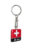 KĽÚČENKA krvná skupina A RH + plus SQUARE KĽÚČENKA krvná skupina A RH + plus SQUARE