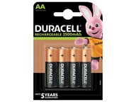 DURACELL AA/HR6 batérie 1400/2500mAh 4 ks blister DURACELL AA/HR6 batérie 1400/2500mAh 4 ks blister