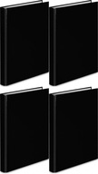 ZÁVÄZKA ÚZKA A4 25mm 2 KRÚŽKY VauPe ČIERNA x4 ZÁVÄZKA ÚZKA A4 25mm 2 KRÚŽKY VauPe ČIERNA x4