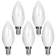 5x VÝKONNÁ JASNÁ LED ŽIAROVKA E14 3W 240lm 4500K NEUTRÁLNA BIELA FARBA 5x VÝKONNÁ JASNÁ LED ŽIAROVKA E14 3W 240lm 4500K NEUTRÁLNA BIELA FARBA