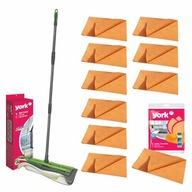 YORK click&collect plochý mop 10 viskózových utierok YORK click&collect plochý mop 10 viskózových utierok