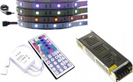 KIT SMD RGB 5050 LED pásik, diaľkové ovládanie, 20 m KIT SMD RGB 5050 LED pásik, diaľkové ovládanie, 20 m
