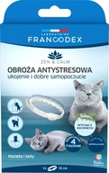 FRANCODEX Antistresový obojok so štipcom pre mačky a mačiatka, 35 cm