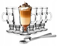 Poháre a šálky na kávu ÍRSKE latte 200ml + lyžičky Poháre a šálky na kávu ÍRSKE latte 200ml + lyžičky