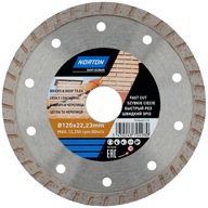 Diamantový kotúč NORTON BRICKS 125 mm x 22 mm Diamantový kotúč NORTON BRICKS 125 mm x 22 mm
