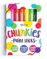 Maľujte pastelkami Chunkies Paint Sticks 12 kusov