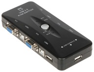 Prepínač VGA+USB-SW-4/1 Prepínač VGA+USB-SW-4/1