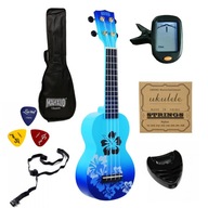 Mahalo MEGA sopránový ukulele set HIBISCUS MD1H Mahalo MEGA sopránový ukulele set HIBISCUS MD1H