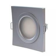Strieborné štvorcové LED stropné svietidlo 230VAC neutrálna farba 4000K 500lm K Strieborné štvorcové LED stropné svietidlo 230VAC neutrálna farba 4000K 500lm K