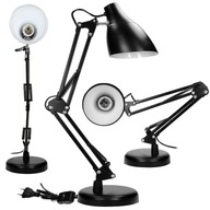 Stolná lampa DRAWING pre LED 60W, ČIERNA oceľ Stolná lampa DRAWING pre LED 60W, ČIERNA oceľ