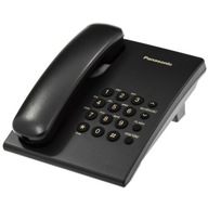 Káblový telefón Panasonic KX-TS500PDB čierny