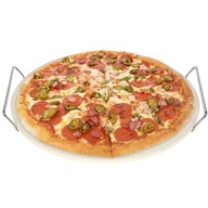 KAMEŇ NA PEČENIE PIZZOVÉHO CHLIBA + kovový stojan KAMEŇ NA PEČENIE PIZZOVÉHO CHLIBA + kovový stojan