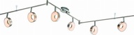 Stropné LED svietidlo Globo ABRIL 56132 z matného niklu Stropné LED svietidlo Globo ABRIL 56132 z matného niklu