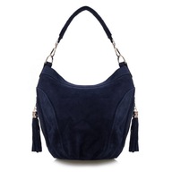 Semišová taška BAG so strapcami, NAVY MODRÁ Semišová taška BAG so strapcami, NAVY MODRÁ